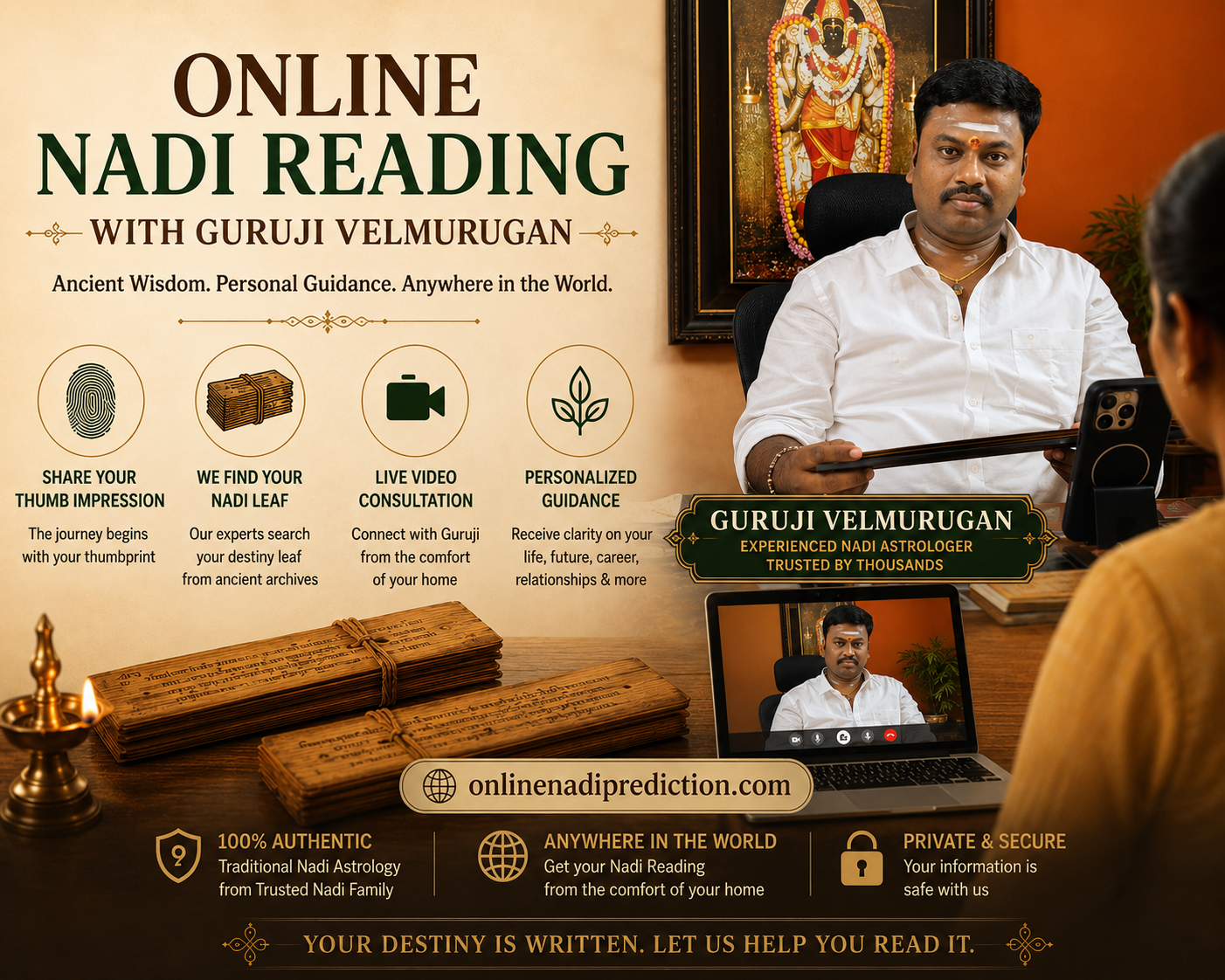 Guruji Velmurugan - Online Nadi Prediction